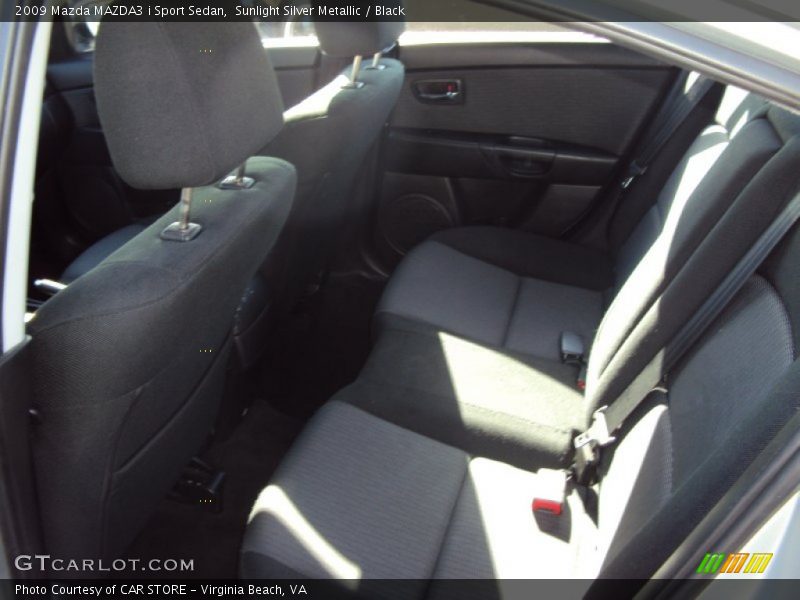Sunlight Silver Metallic / Black 2009 Mazda MAZDA3 i Sport Sedan