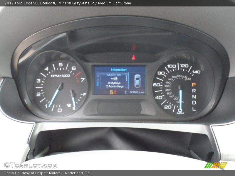  2012 Edge SEL EcoBoost SEL EcoBoost Gauges