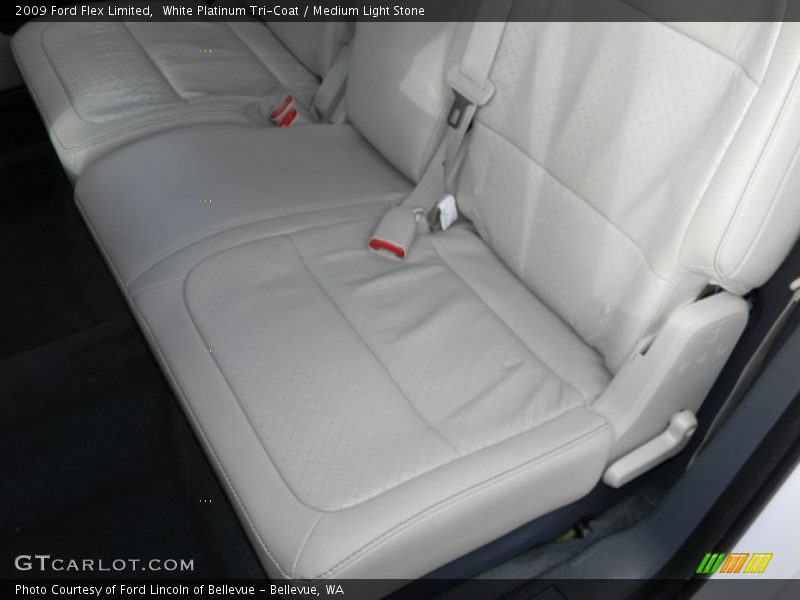 White Platinum Tri-Coat / Medium Light Stone 2009 Ford Flex Limited