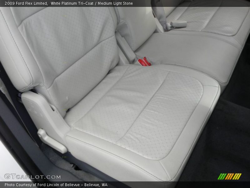 White Platinum Tri-Coat / Medium Light Stone 2009 Ford Flex Limited