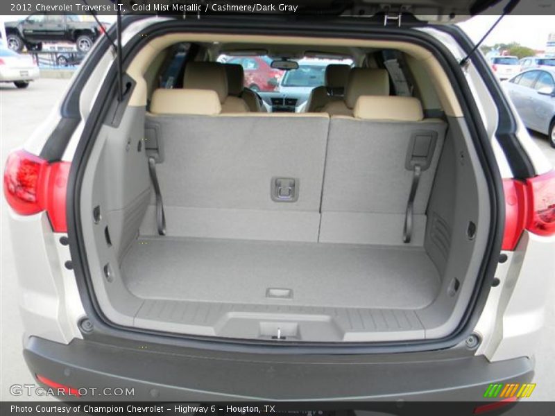 Gold Mist Metallic / Cashmere/Dark Gray 2012 Chevrolet Traverse LT