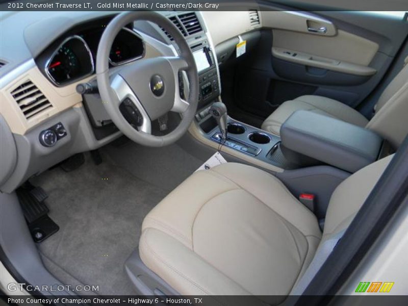  2012 Traverse LT Cashmere/Dark Gray Interior