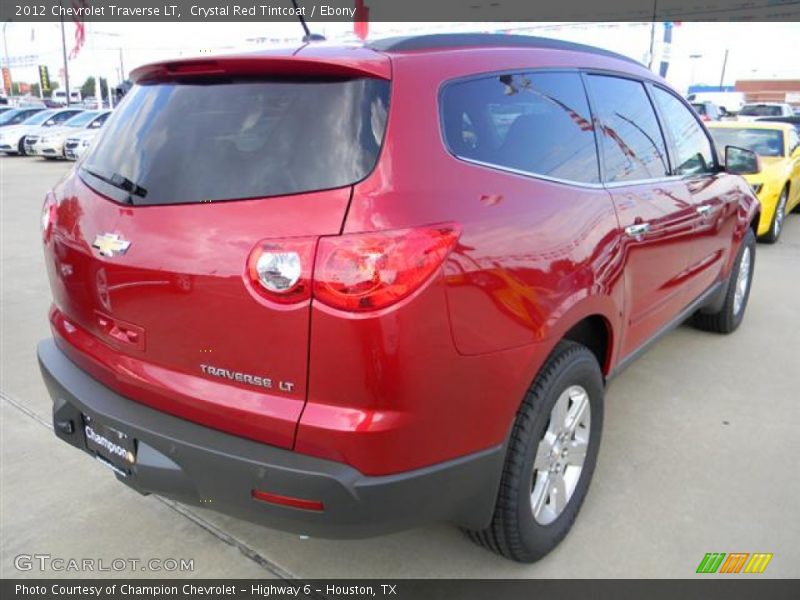 Crystal Red Tintcoat / Ebony 2012 Chevrolet Traverse LT