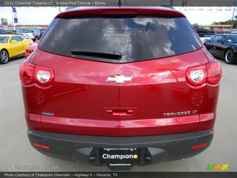 Crystal Red Tintcoat / Ebony 2012 Chevrolet Traverse LT