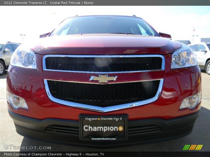 Crystal Red Tintcoat / Ebony 2012 Chevrolet Traverse LT