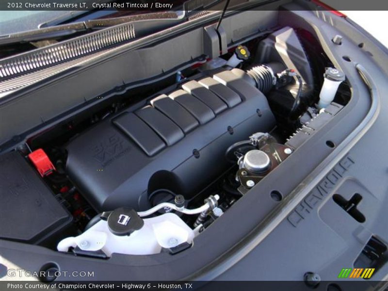 Crystal Red Tintcoat / Ebony 2012 Chevrolet Traverse LT