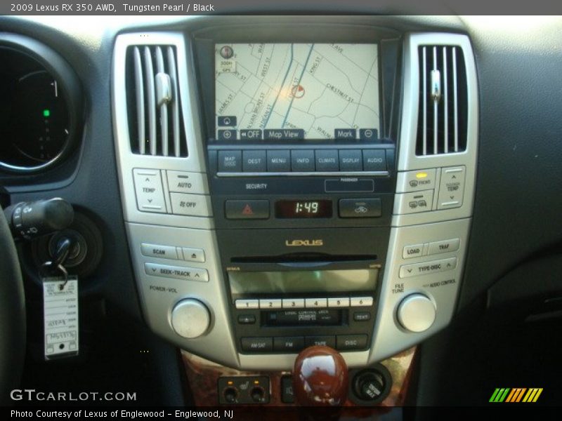 Tungsten Pearl / Black 2009 Lexus RX 350 AWD