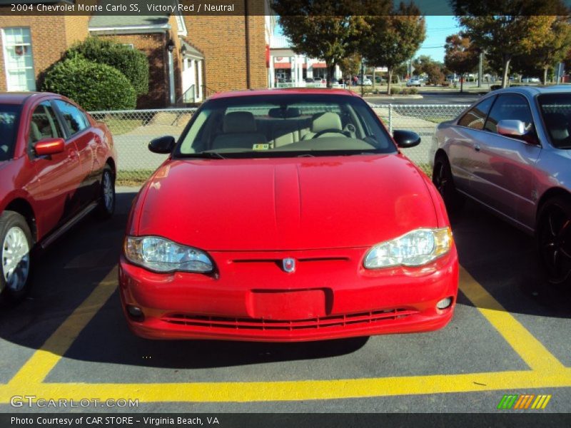 Victory Red / Neutral 2004 Chevrolet Monte Carlo SS