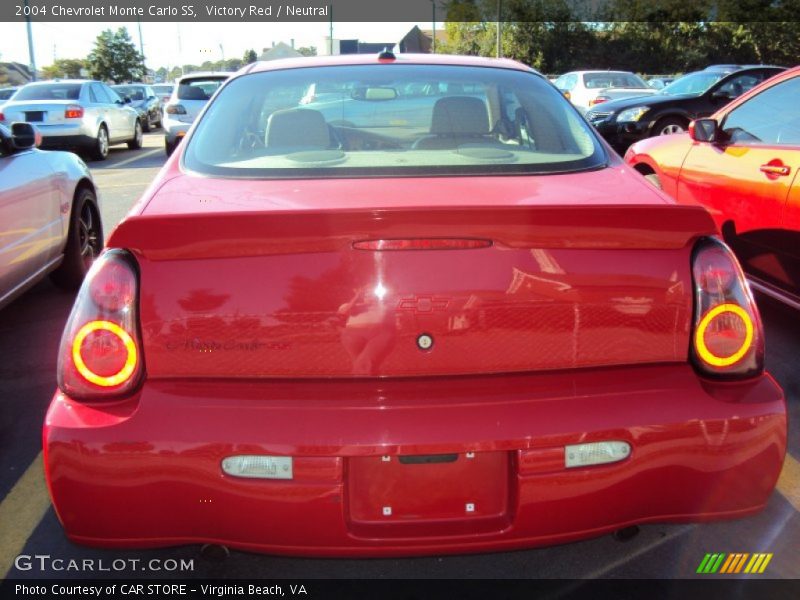 Victory Red / Neutral 2004 Chevrolet Monte Carlo SS