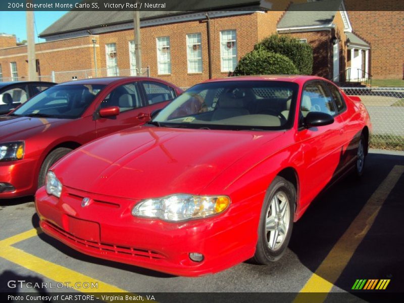 Victory Red / Neutral 2004 Chevrolet Monte Carlo SS