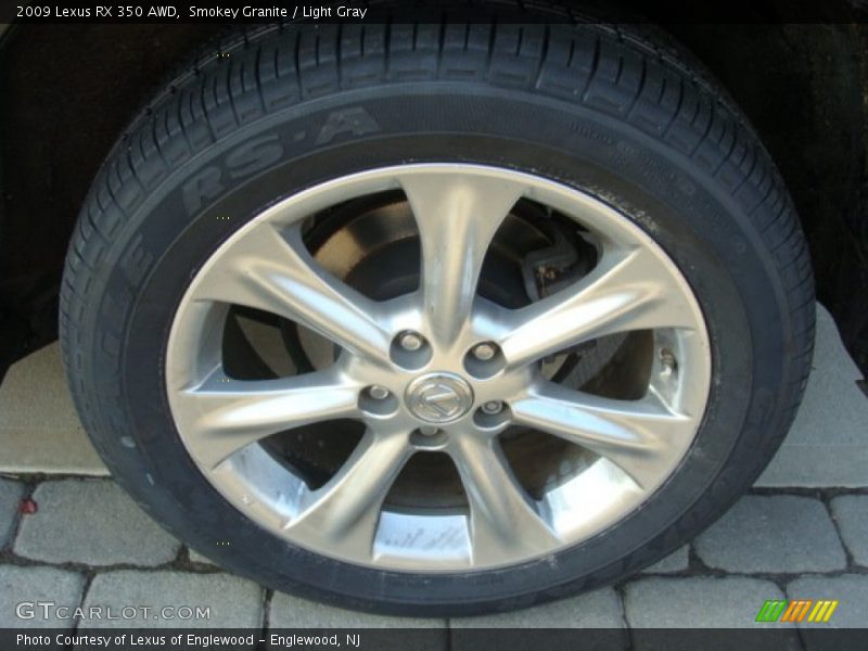 Smokey Granite / Light Gray 2009 Lexus RX 350 AWD