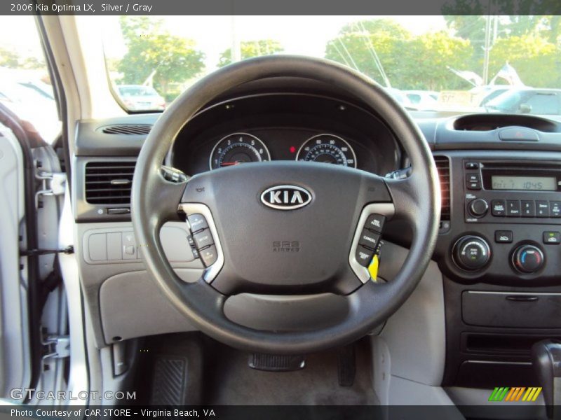 Silver / Gray 2006 Kia Optima LX