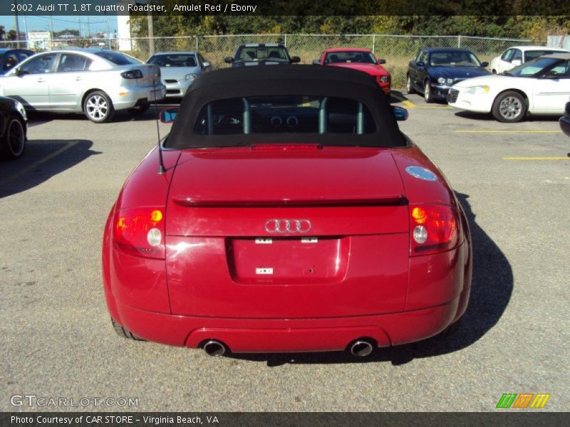 Amulet Red / Ebony 2002 Audi TT 1.8T quattro Roadster
