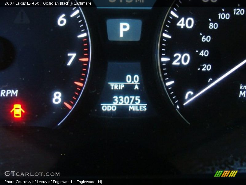 Obsidian Black / Cashmere 2007 Lexus LS 460