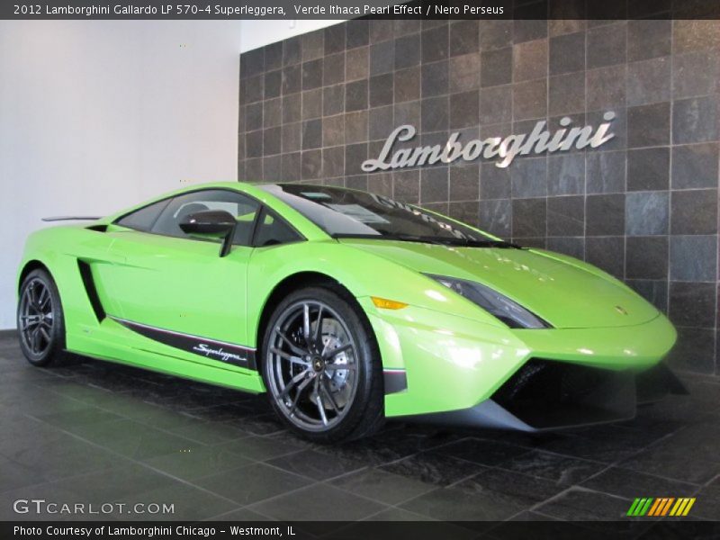 Front 3/4 View of 2012 Gallardo LP 570-4 Superleggera