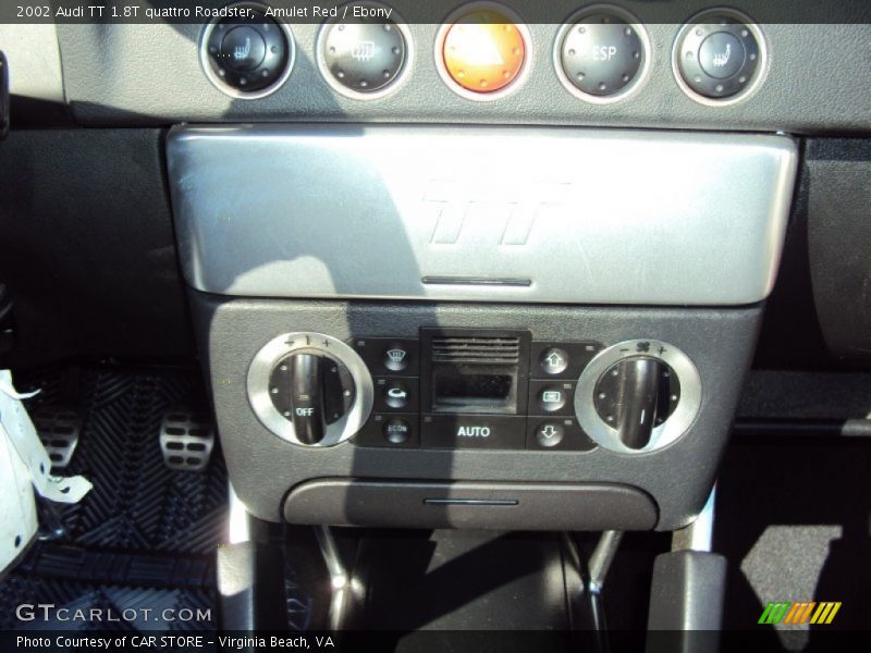 Amulet Red / Ebony 2002 Audi TT 1.8T quattro Roadster