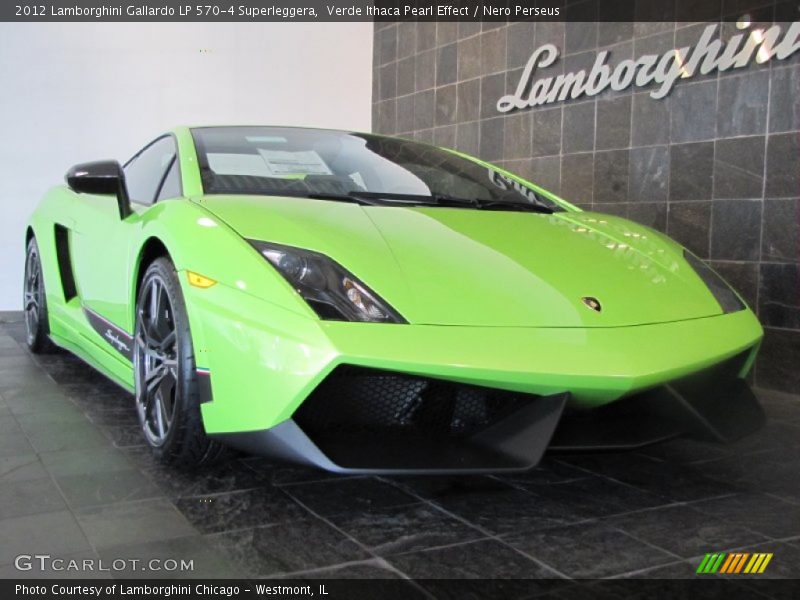 Verde Ithaca Pearl Effect / Nero Perseus 2012 Lamborghini Gallardo LP 570-4 Superleggera