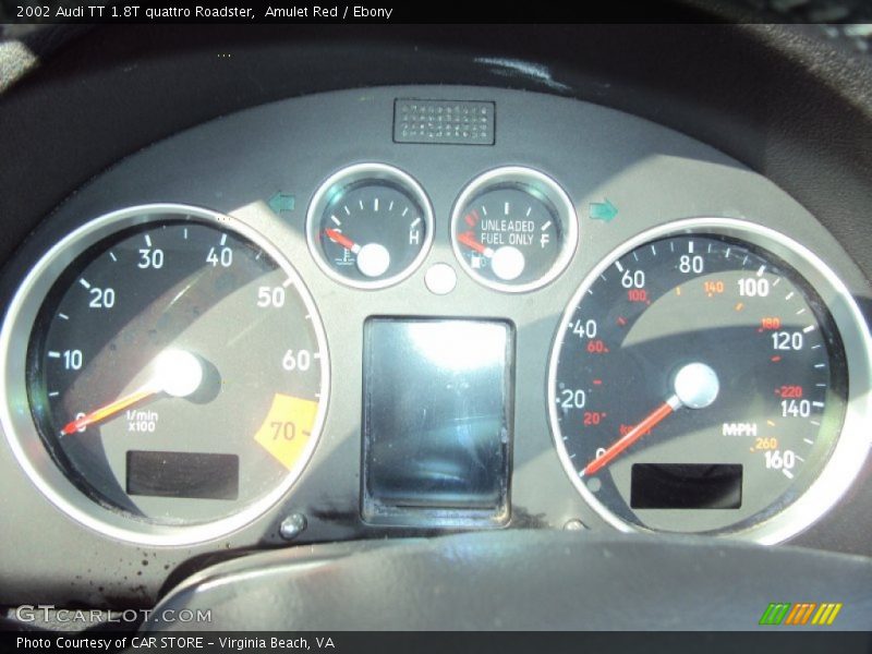 Amulet Red / Ebony 2002 Audi TT 1.8T quattro Roadster
