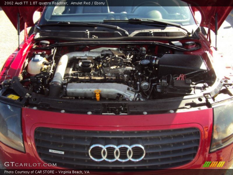  2002 TT 1.8T quattro Roadster Engine - 1.8 Liter Turbocharged DOHC 20-Valve 4 Cylinder