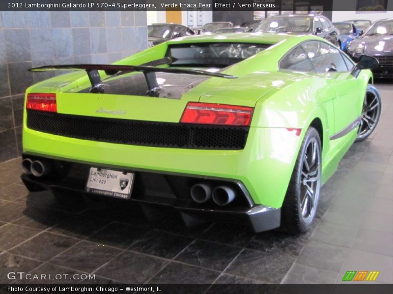 Verde Ithaca Pearl Effect / Nero Perseus 2012 Lamborghini Gallardo LP 570-4 Superleggera