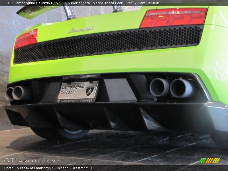 Exhaust of 2012 Gallardo LP 570-4 Superleggera