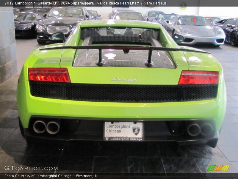 Verde Ithaca Pearl Effect / Nero Perseus 2012 Lamborghini Gallardo LP 570-4 Superleggera