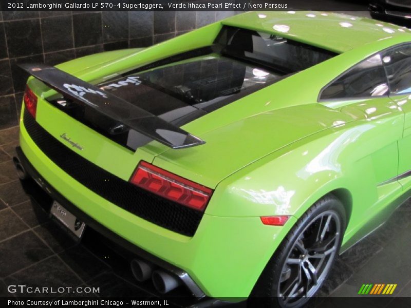 Verde Ithaca Pearl Effect / Nero Perseus 2012 Lamborghini Gallardo LP 570-4 Superleggera