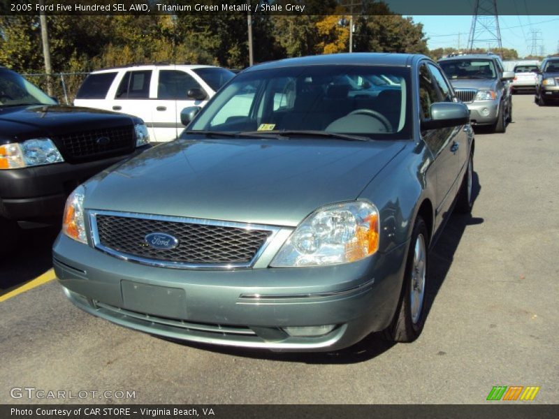 Titanium Green Metallic / Shale Grey 2005 Ford Five Hundred SEL AWD