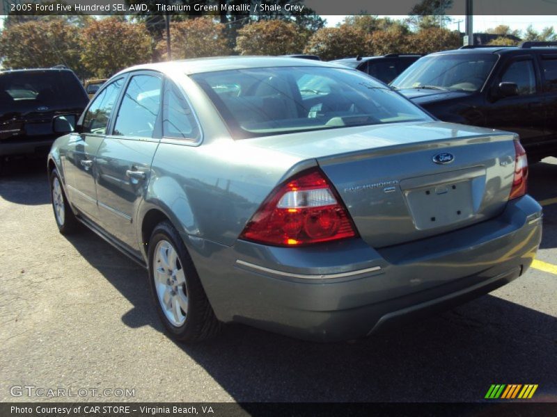 Titanium Green Metallic / Shale Grey 2005 Ford Five Hundred SEL AWD
