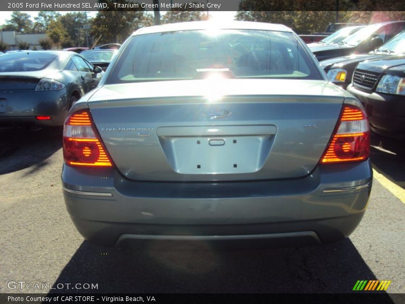 Titanium Green Metallic / Shale Grey 2005 Ford Five Hundred SEL AWD