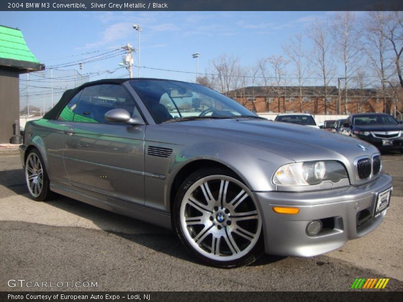 Silver Grey Metallic / Black 2004 BMW M3 Convertible