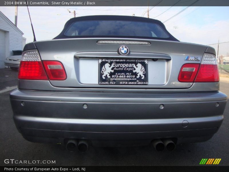 Silver Grey Metallic / Black 2004 BMW M3 Convertible