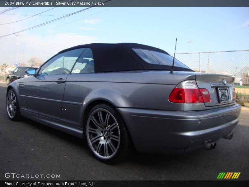 Silver Grey Metallic / Black 2004 BMW M3 Convertible
