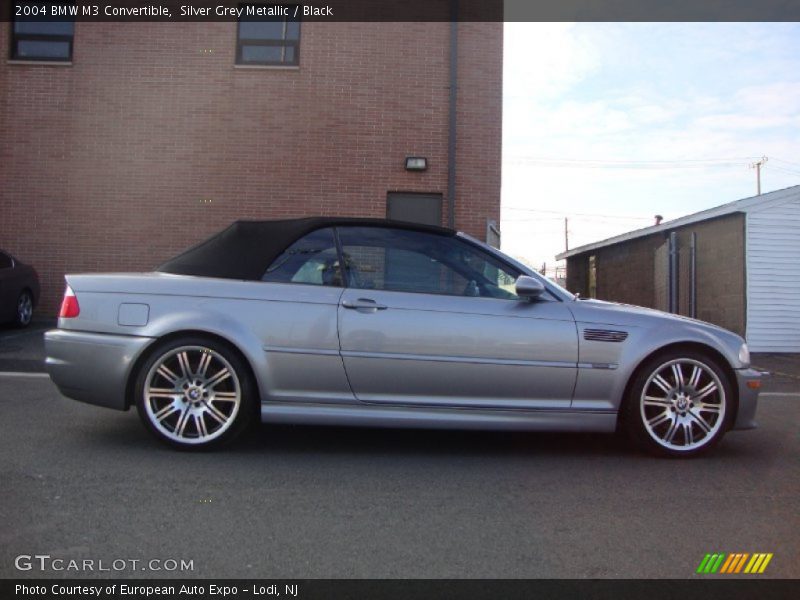 Silver Grey Metallic / Black 2004 BMW M3 Convertible