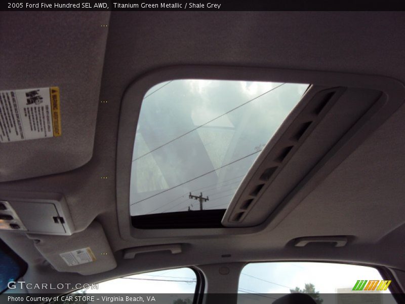 Titanium Green Metallic / Shale Grey 2005 Ford Five Hundred SEL AWD