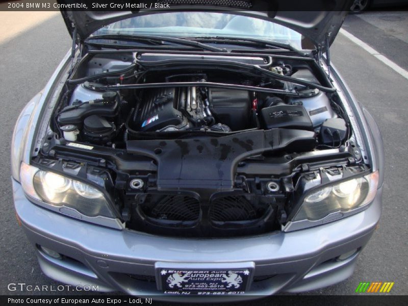 Silver Grey Metallic / Black 2004 BMW M3 Convertible