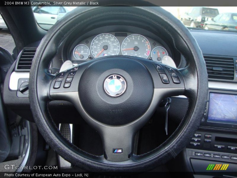 Silver Grey Metallic / Black 2004 BMW M3 Convertible