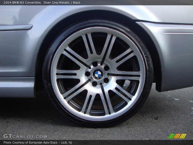 Silver Grey Metallic / Black 2004 BMW M3 Convertible