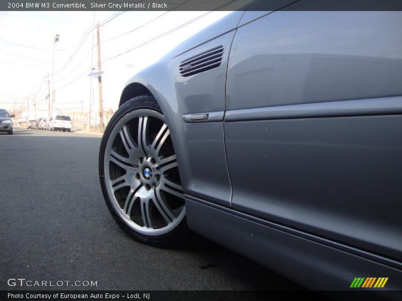 Silver Grey Metallic / Black 2004 BMW M3 Convertible