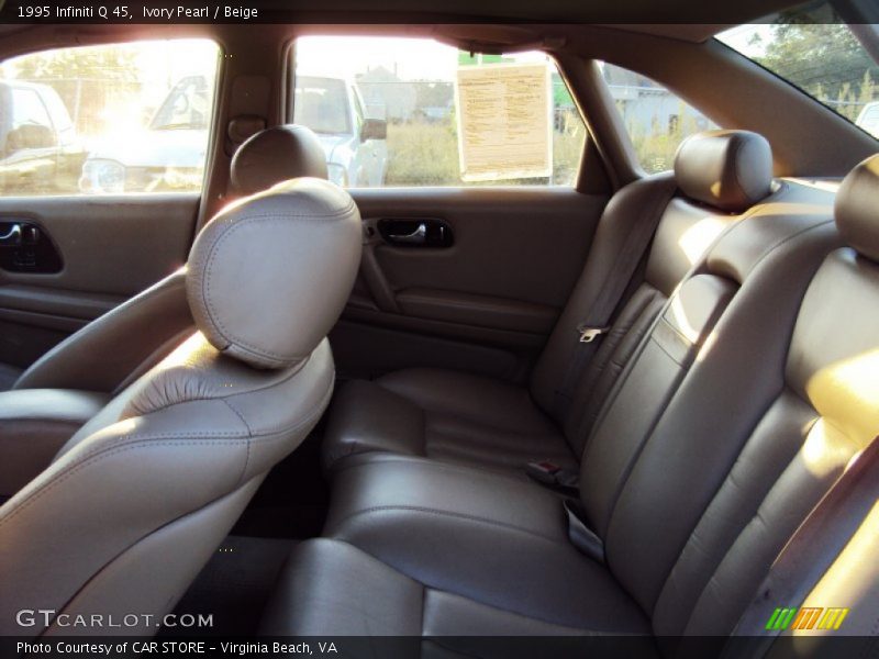 Ivory Pearl / Beige 1995 Infiniti Q 45