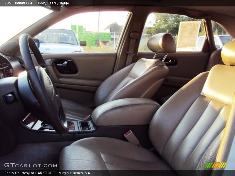 Ivory Pearl / Beige 1995 Infiniti Q 45