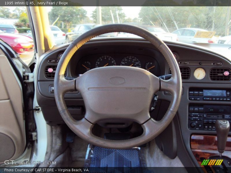 Ivory Pearl / Beige 1995 Infiniti Q 45