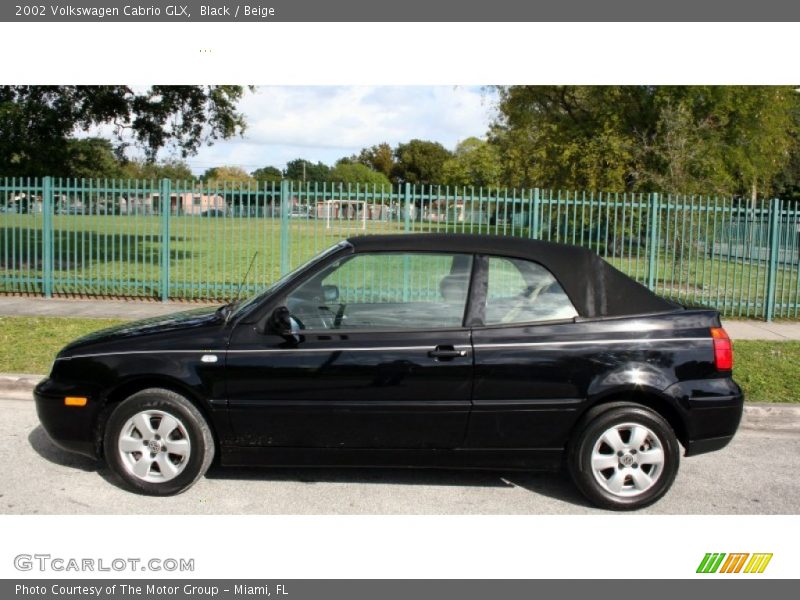 Black / Beige 2002 Volkswagen Cabrio GLX