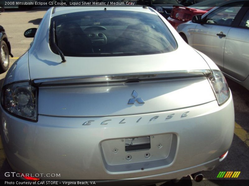 Liquid Silver Metallic / Medium Gray 2008 Mitsubishi Eclipse GS Coupe