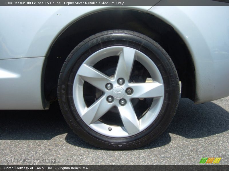 Liquid Silver Metallic / Medium Gray 2008 Mitsubishi Eclipse GS Coupe