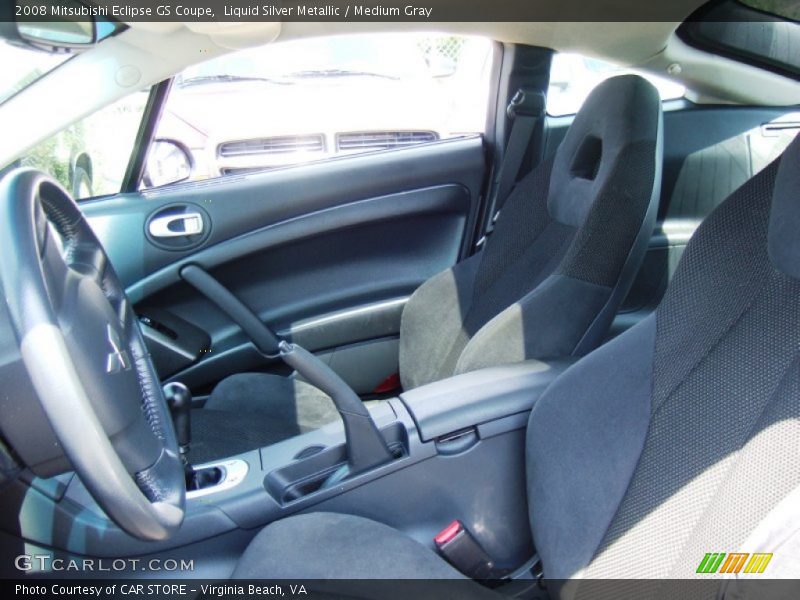 Liquid Silver Metallic / Medium Gray 2008 Mitsubishi Eclipse GS Coupe