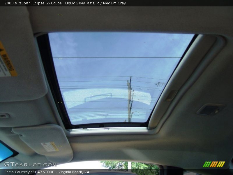 Liquid Silver Metallic / Medium Gray 2008 Mitsubishi Eclipse GS Coupe