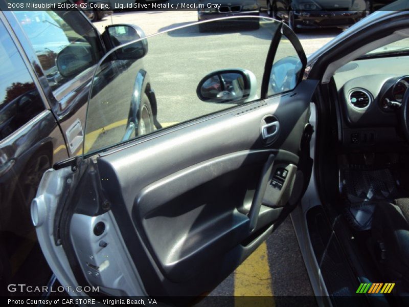 Liquid Silver Metallic / Medium Gray 2008 Mitsubishi Eclipse GS Coupe