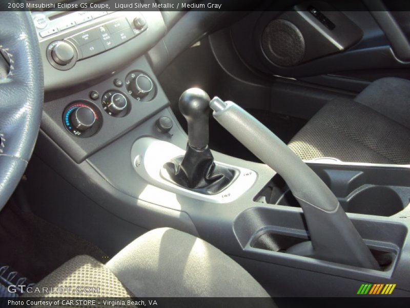 Liquid Silver Metallic / Medium Gray 2008 Mitsubishi Eclipse GS Coupe