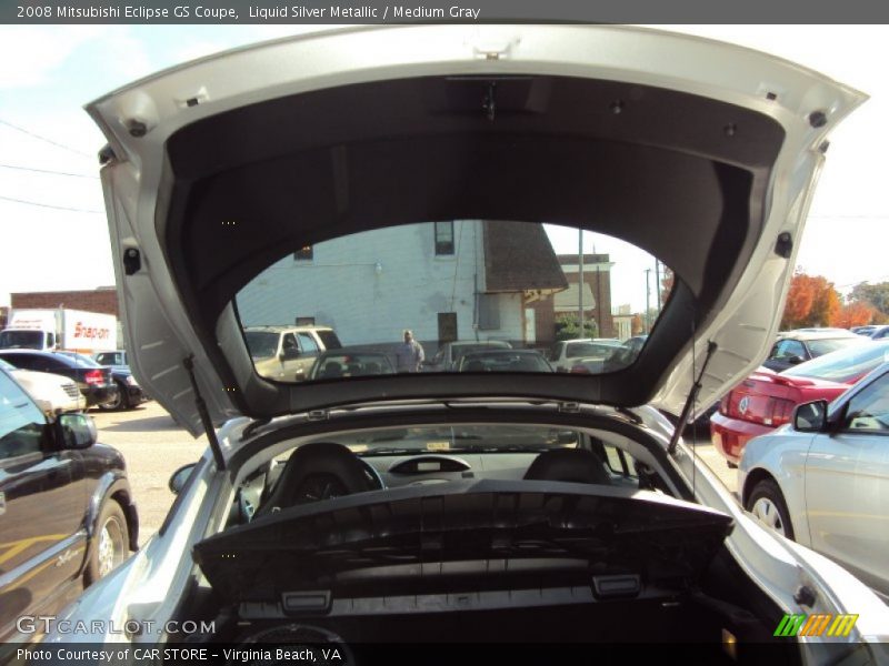 Liquid Silver Metallic / Medium Gray 2008 Mitsubishi Eclipse GS Coupe
